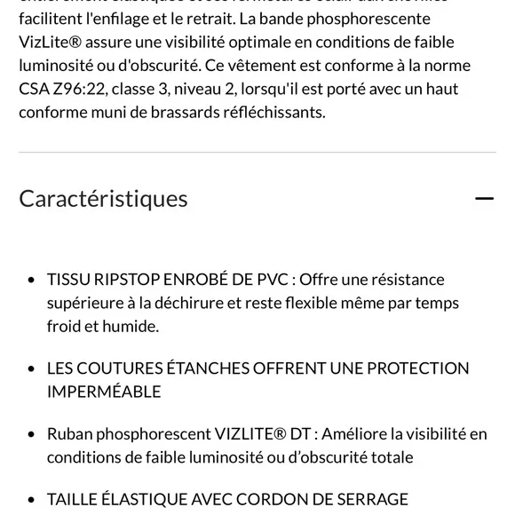 High-Visibility Orange Safety Pants - Picture 7 of 7